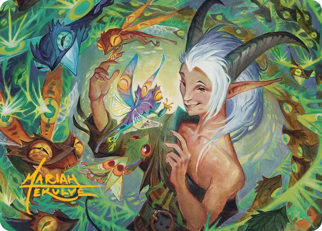 Lumaret's Favor Art Card (Gold-Stamped Signature) [Secrets of Strixhaven Art Series] | Boutique FDB TCG