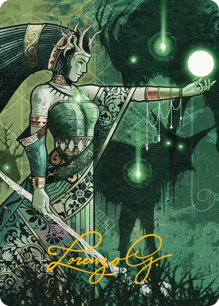 Shamanic Revelation Art Card (Gold-Stamped Signature) [Secrets of Strixhaven Art Series] | Boutique FDB TCG
