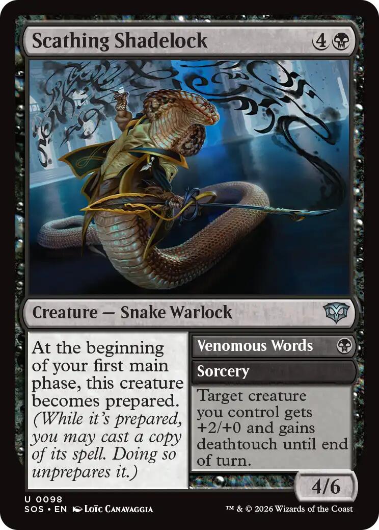 Scathing Shadelock [Secrets of Strixhaven] | Boutique FDB TCG