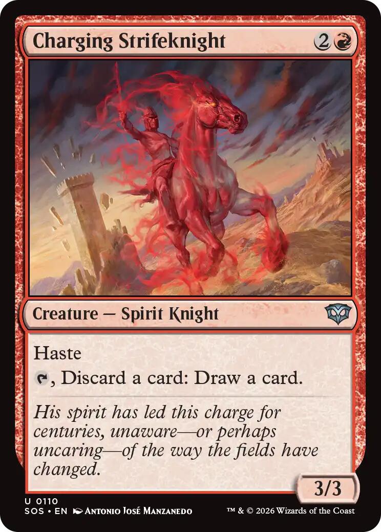 Charging Strifeknight [Secrets of Strixhaven] | Boutique FDB TCG