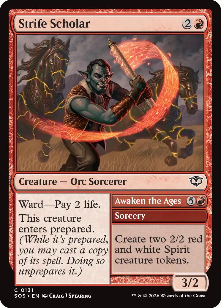 Strife Scholar [Secrets of Strixhaven] | Boutique FDB TCG