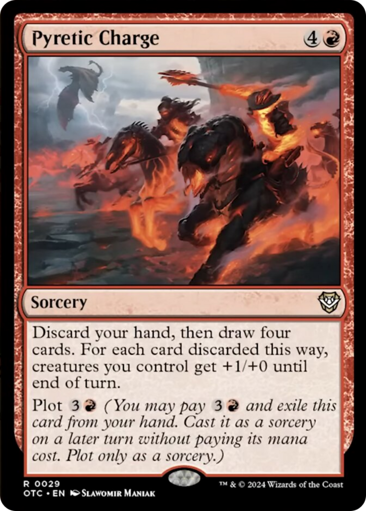 Pyretic Charge [Outlaws of Thunder Junction Commander] | Boutique FDB TCG