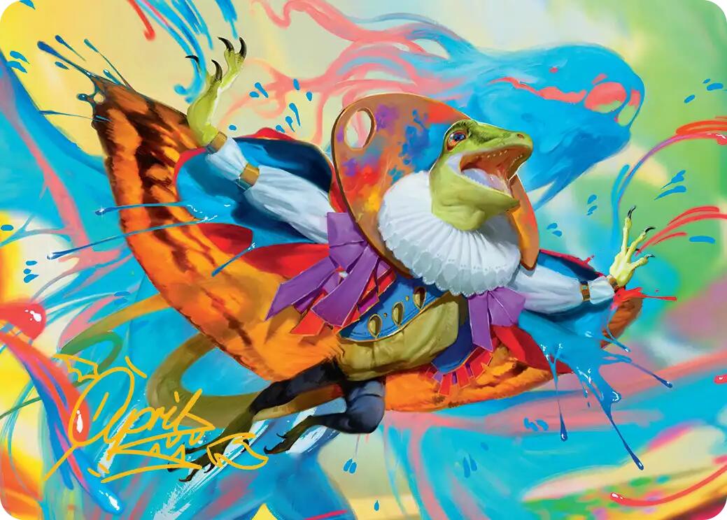 Inspired Skypainter Art Card (Gold-Stamped Signature) [Secrets of Strixhaven Art Series] | Boutique FDB TCG