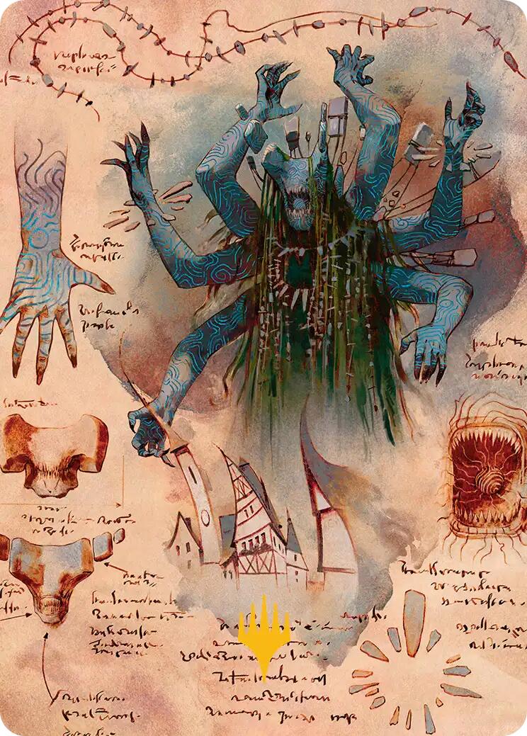 The Dawning Archaic Art Card (Gold-Stamped Planeswalker Symbol) [Secrets of Strixhaven Art Series] | Boutique FDB TCG