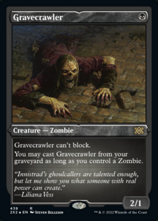 Gravecrawler (Foil Etched) [Double Masters 2022] | Boutique FDB TCG