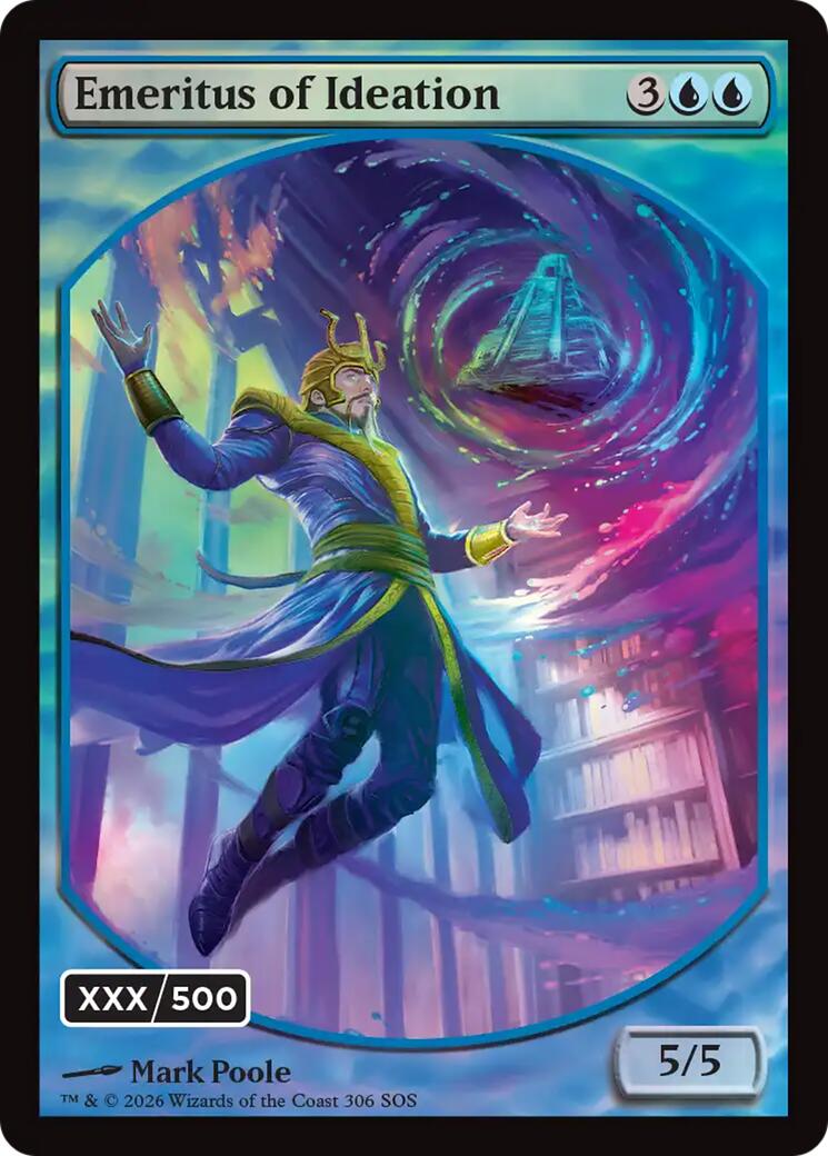 Emeritus of Ideation (Serial Numbered) [Secrets of Strixhaven] | Boutique FDB TCG