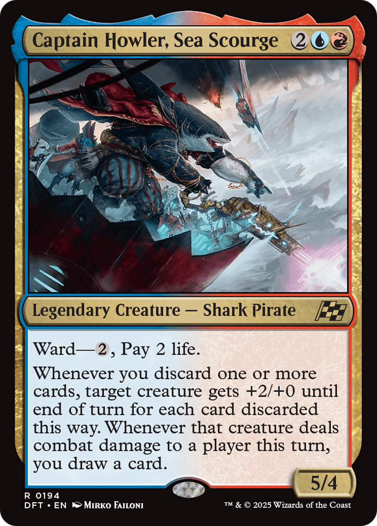 Captain Howler, Sea Scourge [Aetherdrift] | Boutique FDB TCG