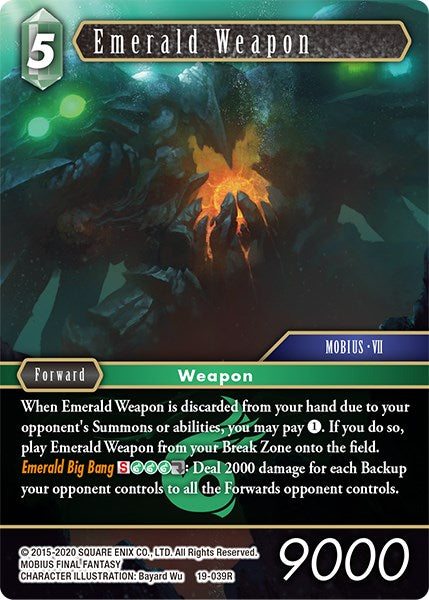 Emerald Weapon [From Nightmares] | Boutique FDB TCG