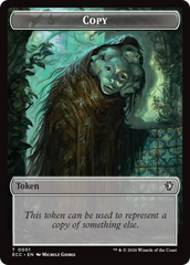 Treasure // Copy Double-Sided Token [Lorwyn Eclipsed Tokens] | Boutique FDB TCG