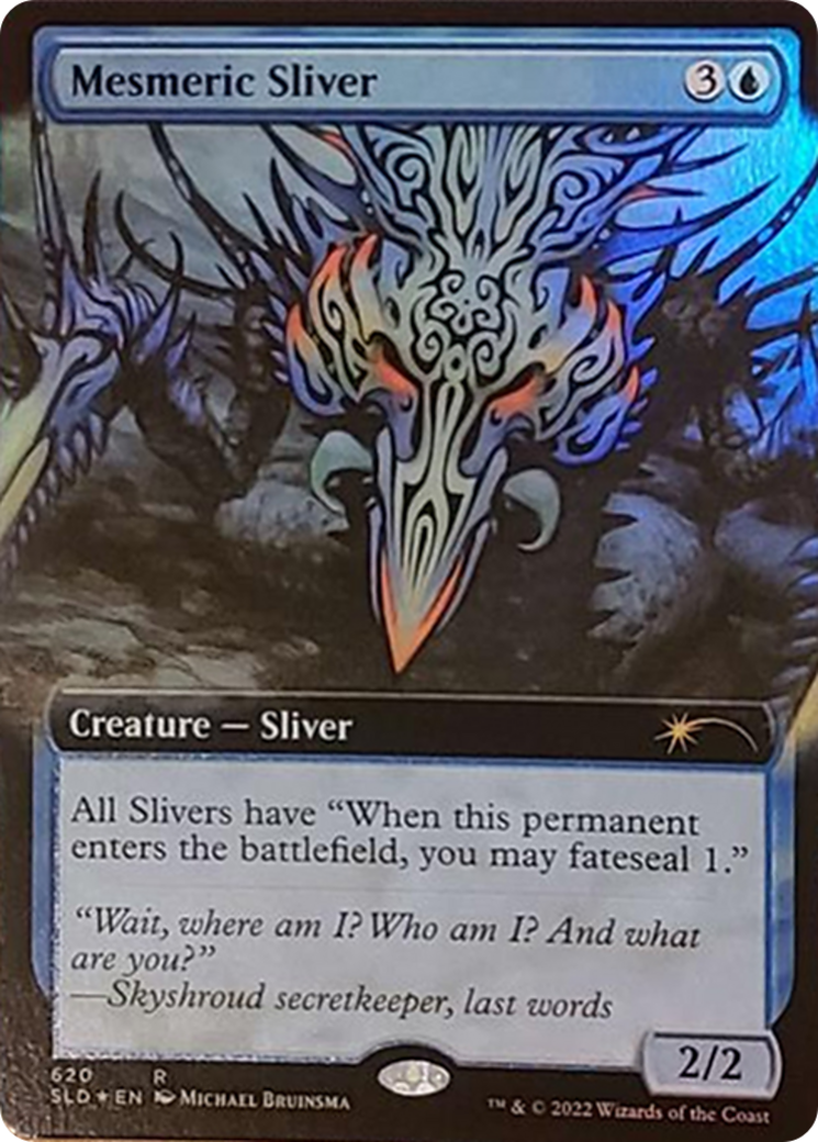 Mesmeric Sliver (Extended Art) [Secret Lair Drop Series] | Boutique FDB TCG