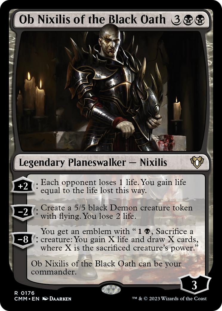 Ob Nixilis of the Black Oath [Commander Masters] | Boutique FDB TCG