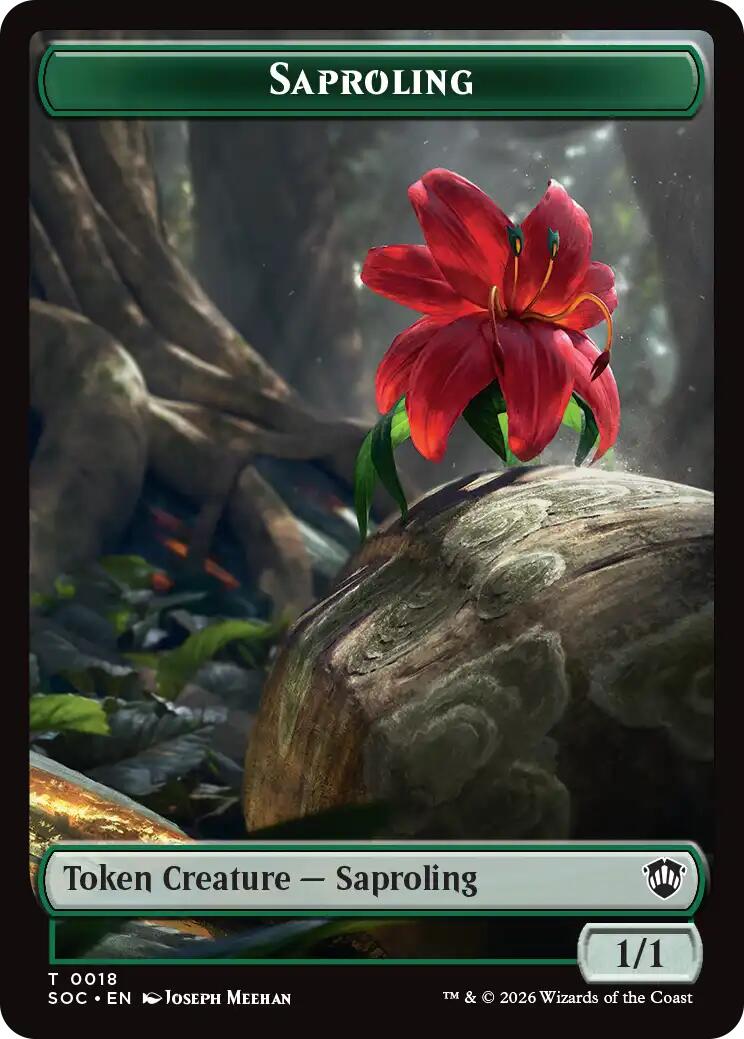 Saproling // Pest (0023) Double-Sided Token [Secrets of Strixhaven Commander Tokens] | Boutique FDB TCG