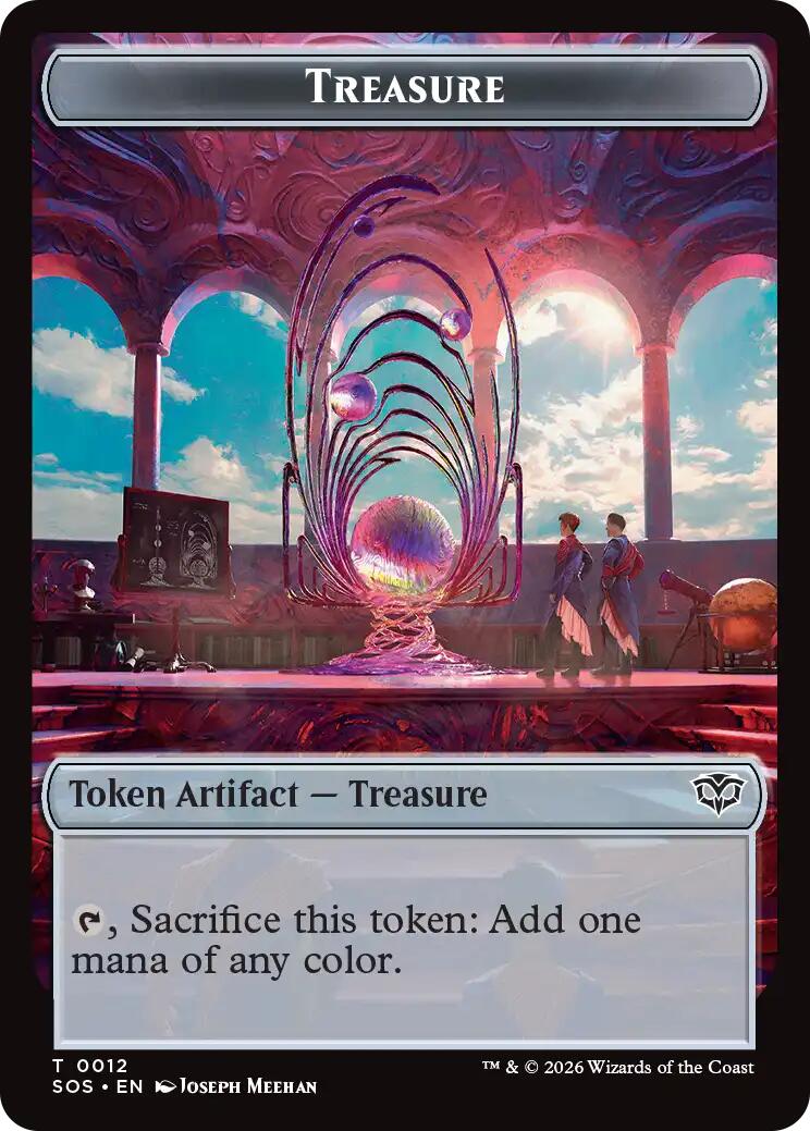 Phyrexian Germ // Treasure Double-Sided Token [Secrets of Strixhaven Commander Tokens] | Boutique FDB TCG