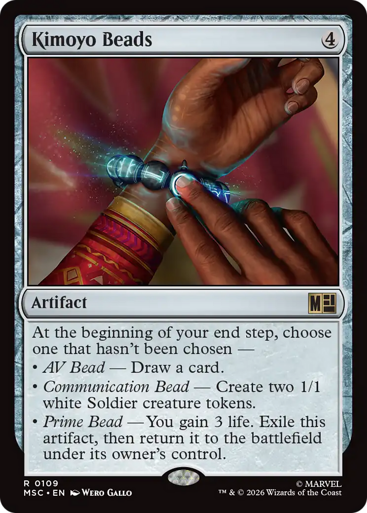 Kimoyo Beads (Surge Foil) [Marvel Super Heroes Commander] | Boutique FDB TCG