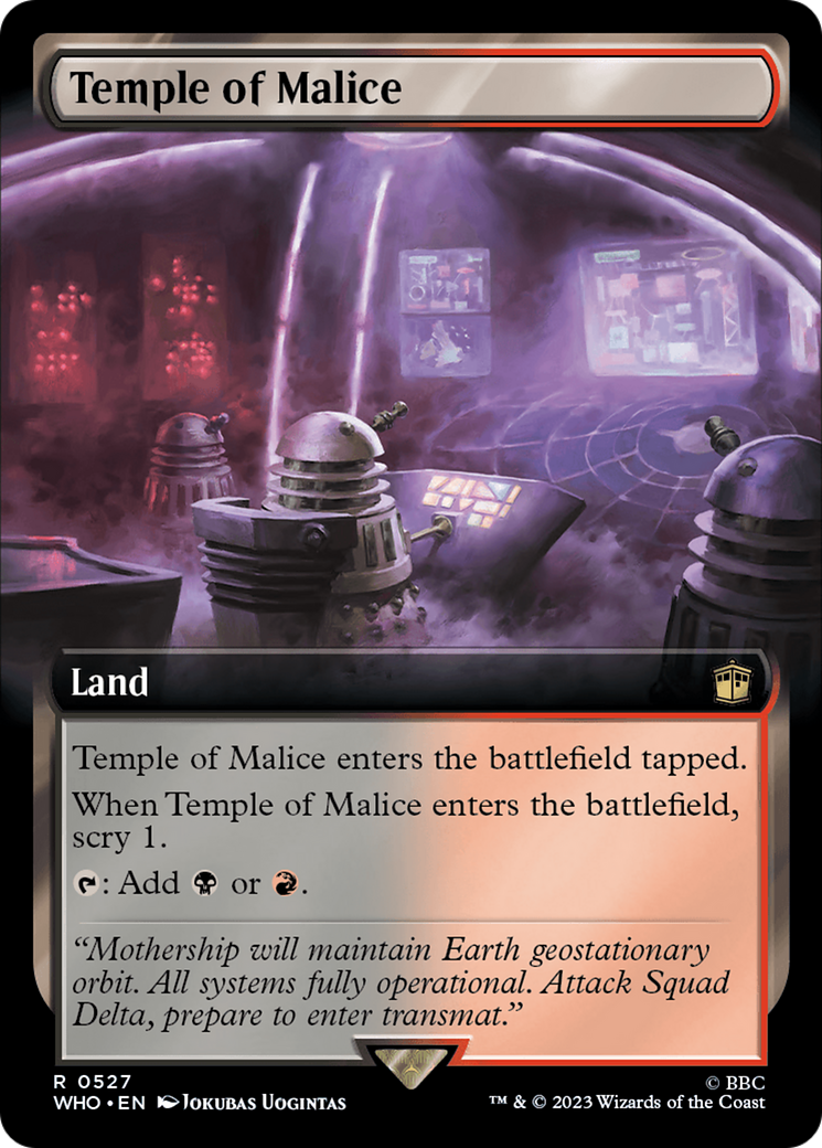 Temple of Malice (Extended Art) [Doctor Who] | Boutique FDB TCG