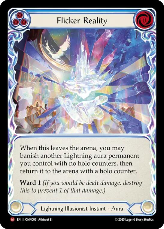 Flicker Reality [OMN005] (Omens of the Third Age) | Boutique FDB TCG