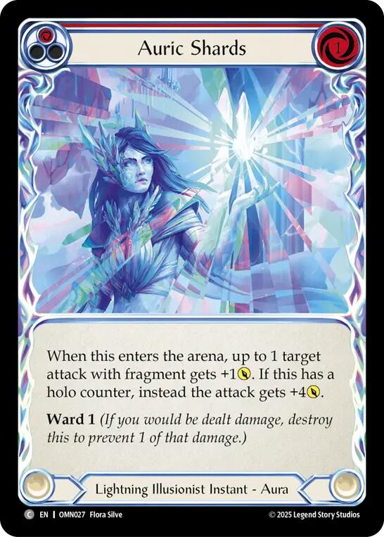 Auric Shards (Red) [OMN027] (Omens of the Third Age) | Boutique FDB TCG
