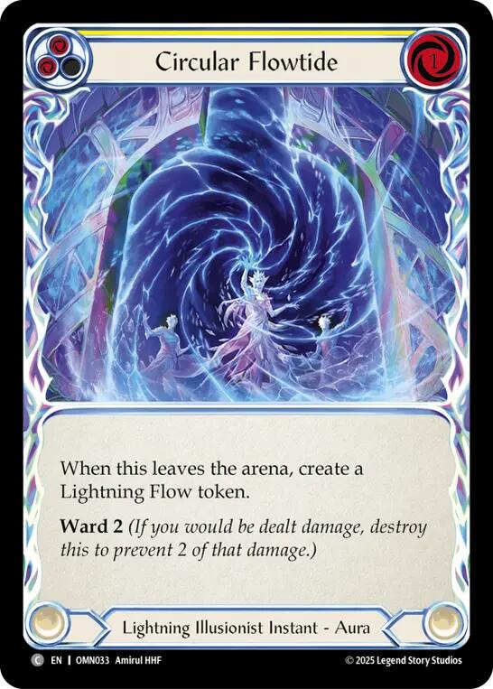 Circular Flowtide [OMN033] (Omens of the Third Age)  Cold Foil | Boutique FDB TCG