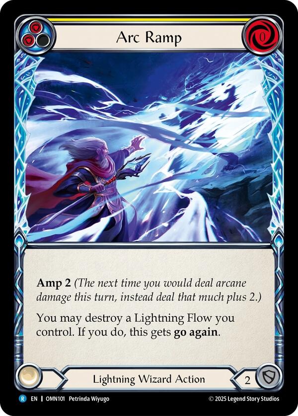 Arc Ramp (Yellow) [OMN101] (Omens of the Third Age)  Rainbow Foil | Boutique FDB TCG
