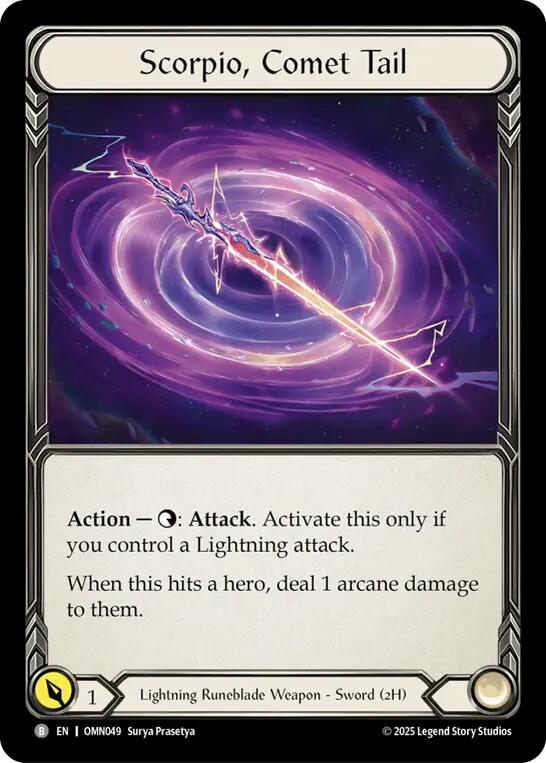 Scorpio, Comet Tail [OMN049] (Omens of the Third Age) | Boutique FDB TCG