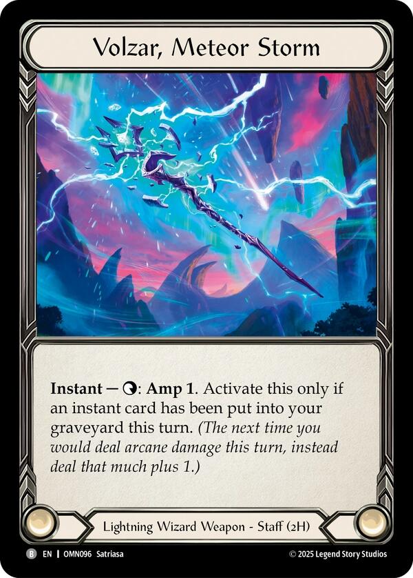 Volzar, Meteor Storm [OMN096] (Omens of the Third Age) | Boutique FDB TCG