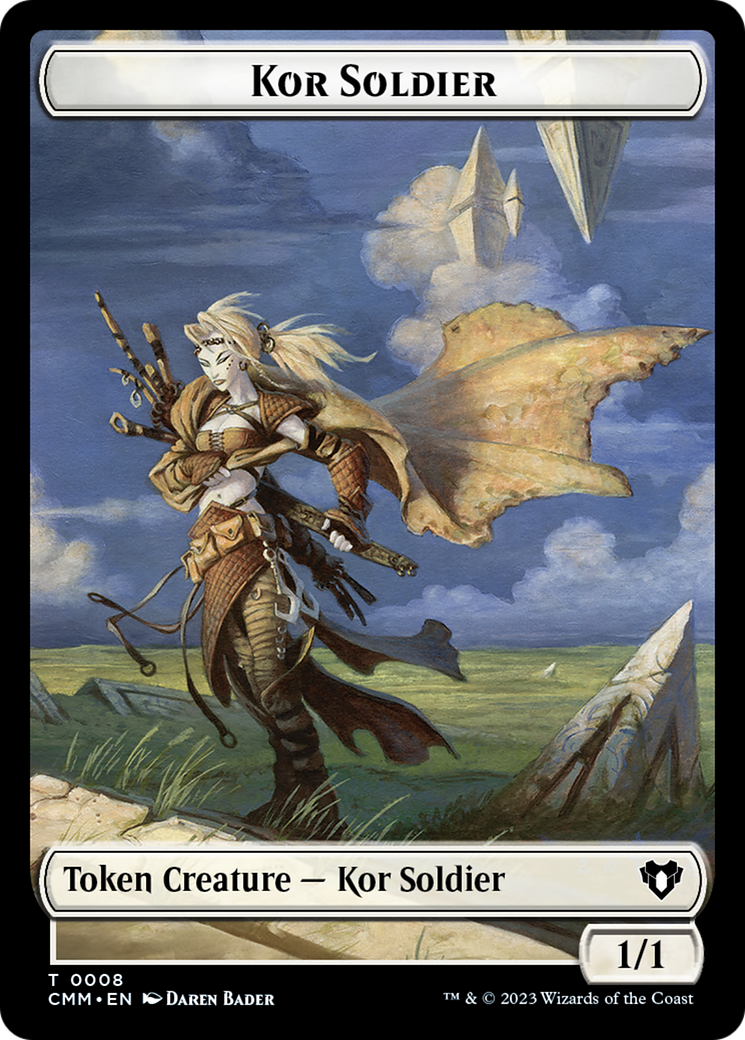 Kor Soldier Token [Commander Masters Tokens] | Boutique FDB TCG