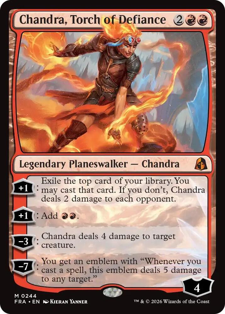 Chandra, Torch of Defiance (244) [Reality Fracture] | Boutique FDB TCG