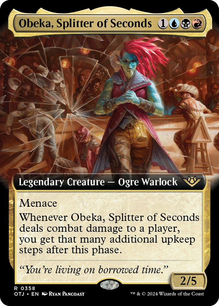 Obeka, Splitter of Seconds (Extended Art) [Outlaws of Thunder Junction] | Boutique FDB TCG