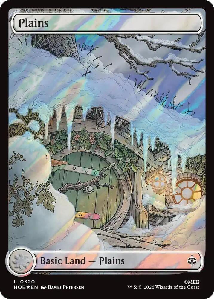 Plains (0320) (Surge Foil) [The Hobbit] | Boutique FDB TCG