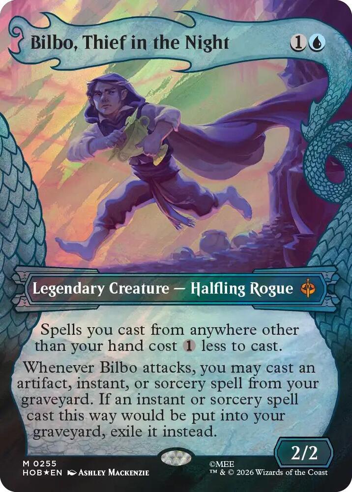 Bilbo, Thief in the Night (Showcase) (Surge Foil) (255) [The Hobbit] | Boutique FDB TCG