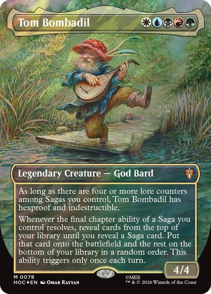 Tom Bombadil (Borderless) (Surge Foil) (78) [The Hobbit: Eternal-Legal] | Boutique FDB TCG