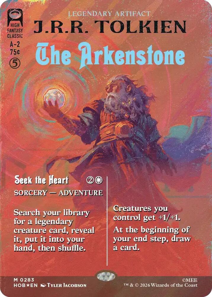 The Arkenstone (Borderless) (Surge Foil) (283) [The Hobbit] | Boutique FDB TCG