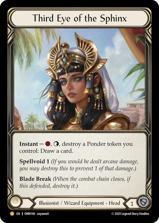 Third Eye of the Sphinx [OMN140] (Omens of the Third Age)  Cold Foil | Boutique FDB TCG