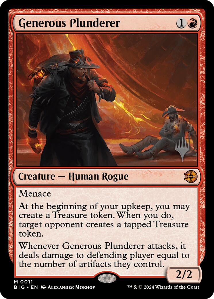 Generous Plunderer [Outlaws of Thunder Junction Promos] | Boutique FDB TCG