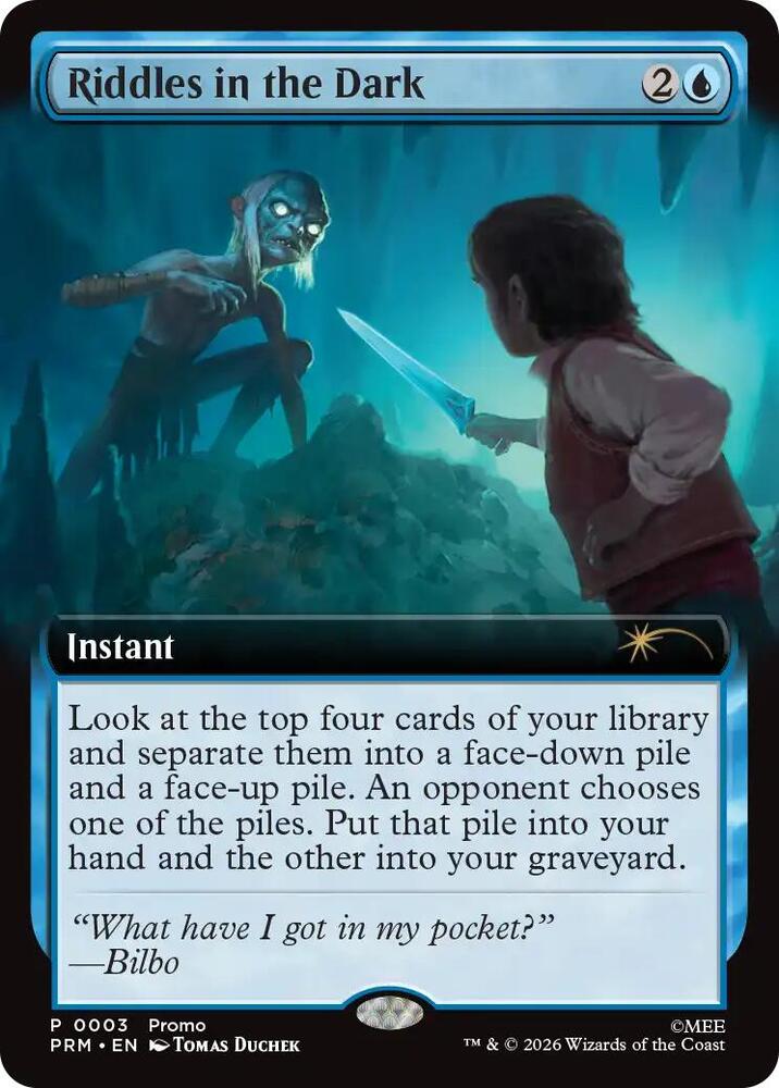 Riddles in the Dark (Extended Art) (3) [Unique and Miscellaneous Promos] | Boutique FDB TCG