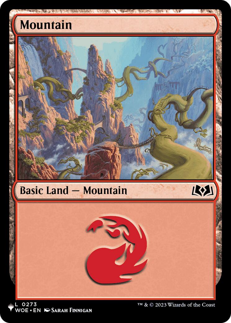Mountain (0273) (WOE) [The List] | Boutique FDB TCG
