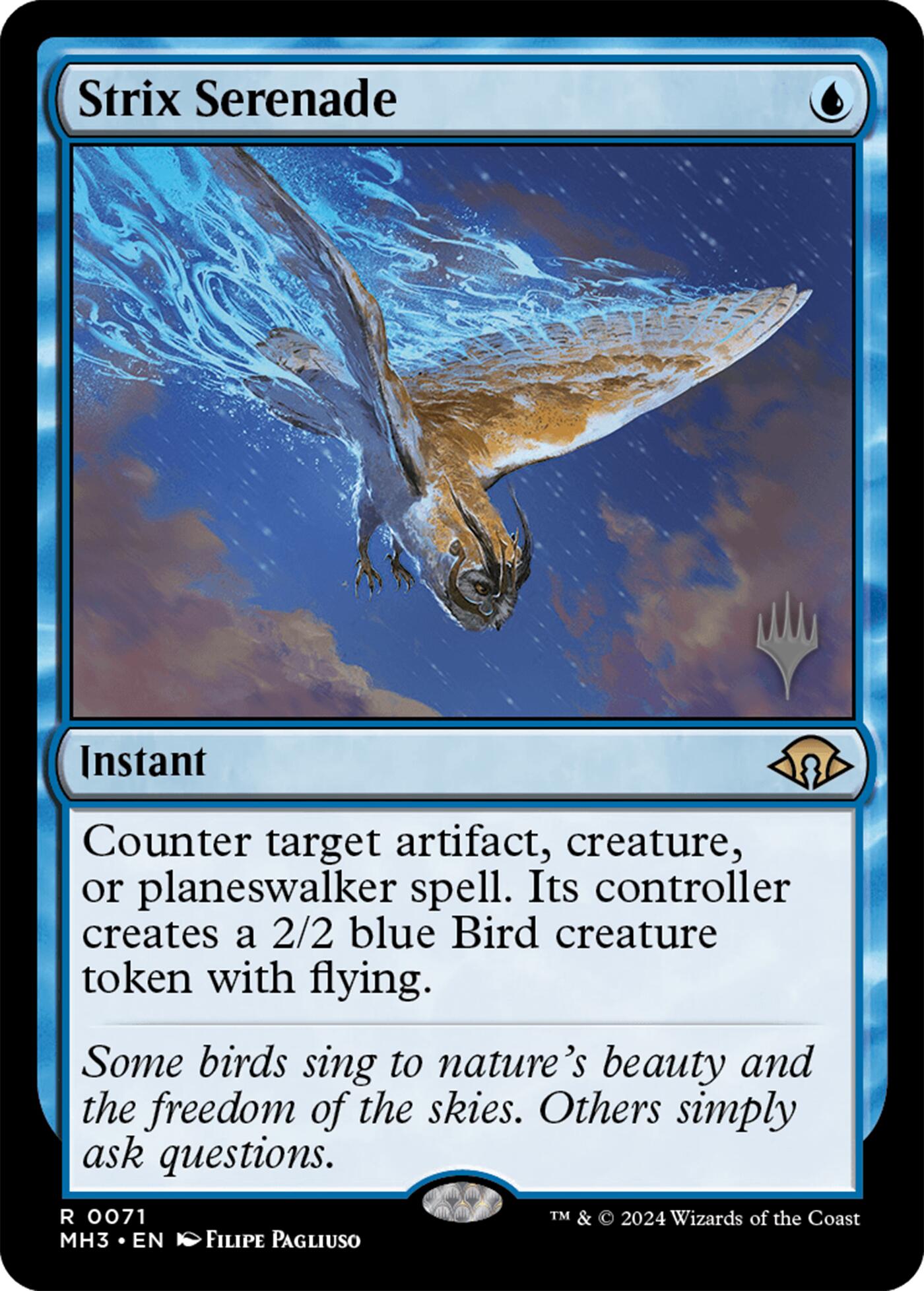 Strix Serenade [Modern Horizons 3 Promos] | Boutique FDB TCG