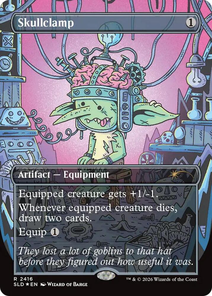 Skullclamp (2416) [Secret Lair Drop] | Boutique FDB TCG
