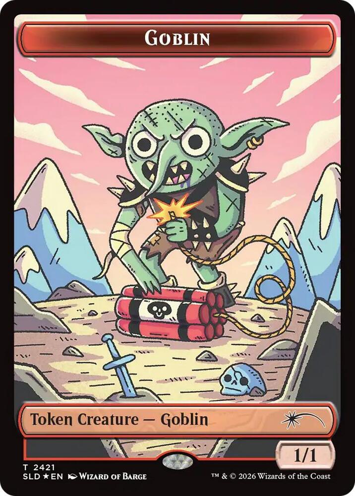 Goblin Token (2421) [Secret Lair Drop] | Boutique FDB TCG