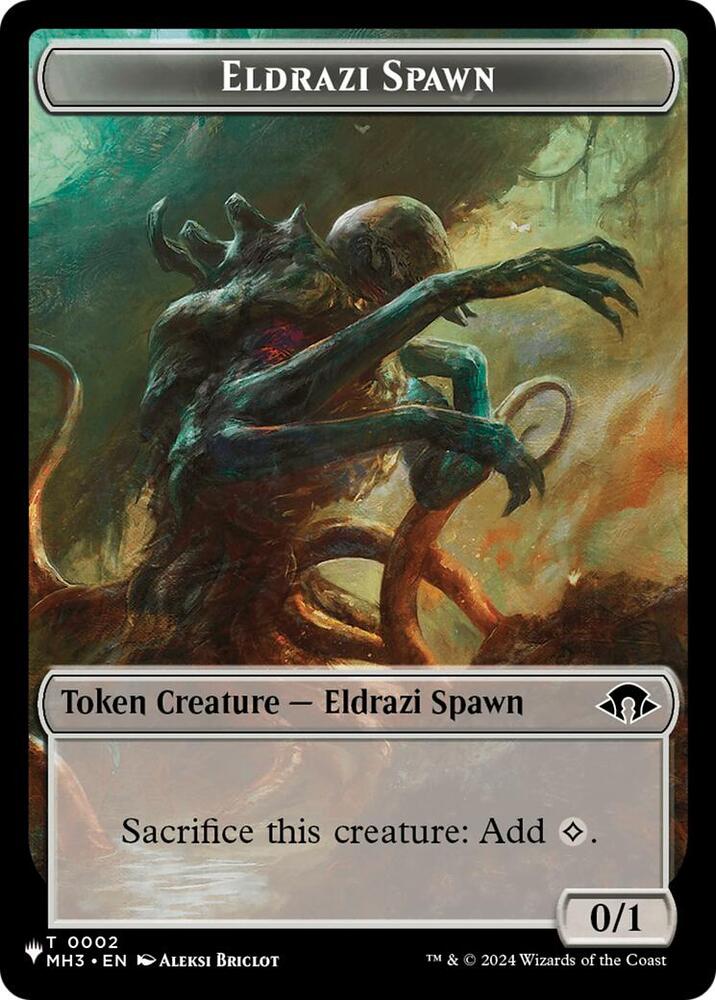 Eldrazi Spawn (MH3) // Eldrazi (M3C) Double-Sided Token (2 // 1) [The List] | Boutique FDB TCG
