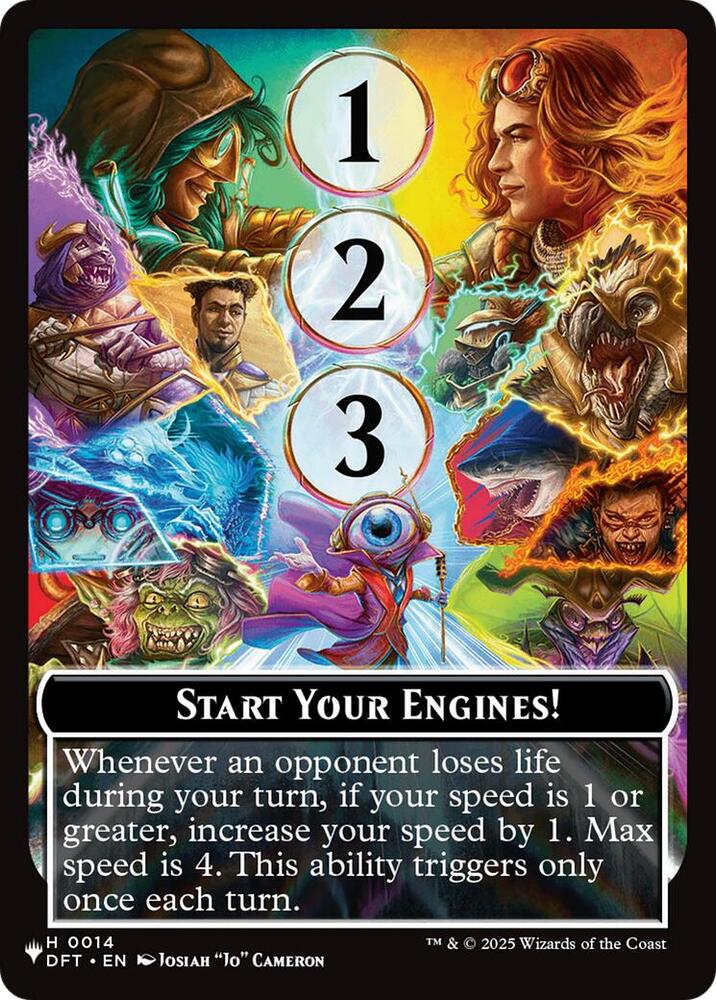 Start Your Engines! // Max Speed (14) [The List] | Boutique FDB TCG