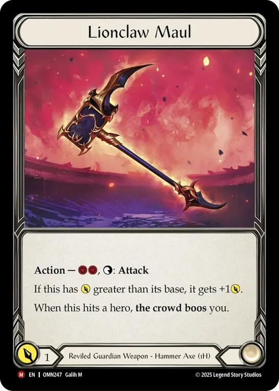 Lionclaw Maul [OMN247] (Omens of the Third Age) | Boutique FDB TCG