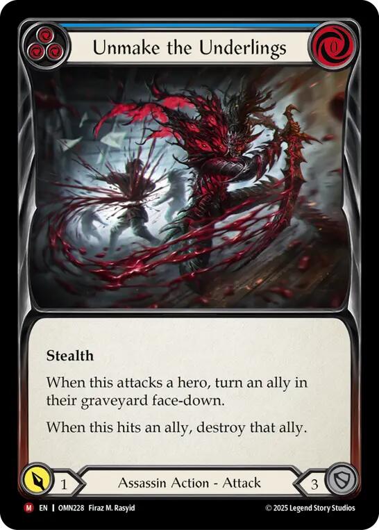 Unmake the Underlings [OMN228] (Omens of the Third Age) | Boutique FDB TCG