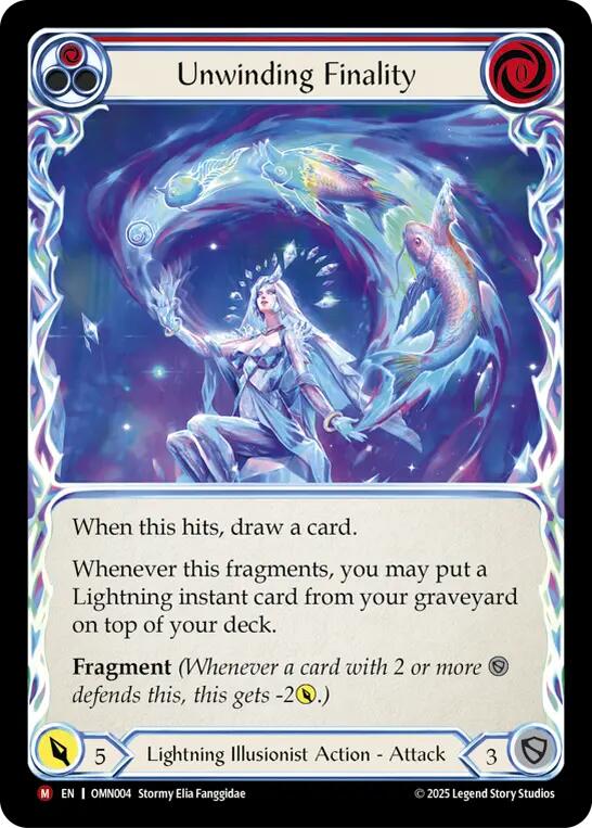 Unwinding Finality [OMN004] (Omens of the Third Age) | Boutique FDB TCG