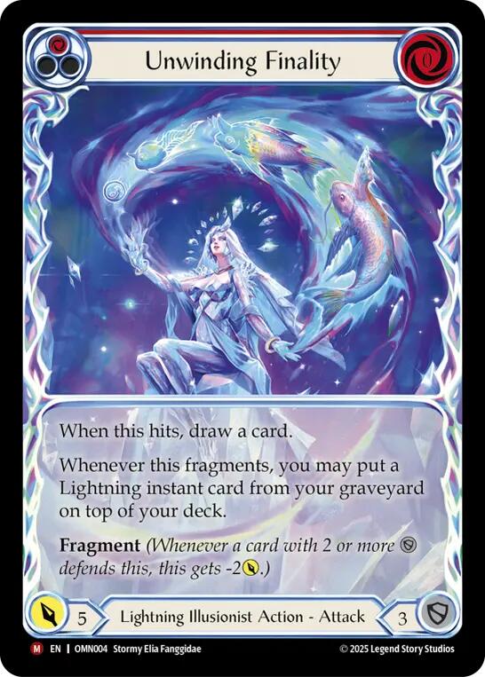 Unwinding Finality (Extended Art) [OMN004] (Omens of the Third Age) | Boutique FDB TCG