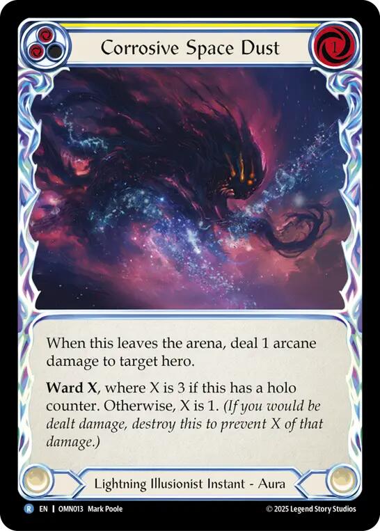 Corrosive Space Dust (Yellow) [OMN013] (Omens of the Third Age) | Boutique FDB TCG