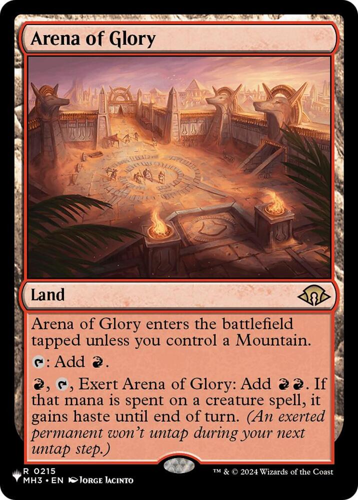 Arena of Glory (215) [The List] | Boutique FDB TCG