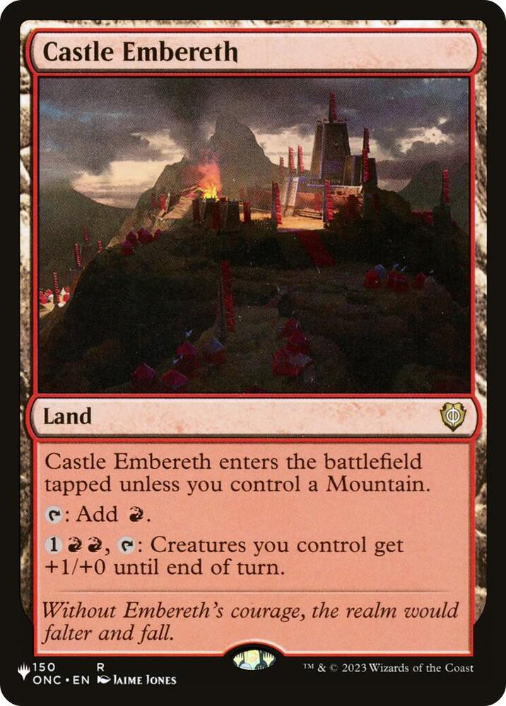 Castle Embereth (150) [The List] | Boutique FDB TCG