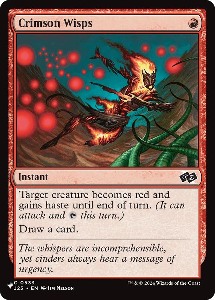 Crimson Wisps (J25) (533) [The List] | Boutique FDB TCG
