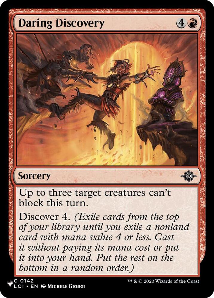 Daring Discovery (142) [The List] | Boutique FDB TCG